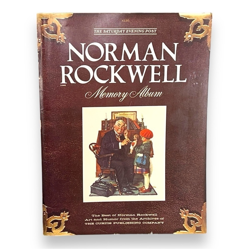 Vintage Saturday Evening Post Norman Rockwell Memory Album Magazine Catalog